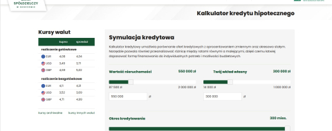 NOWOŚĆ! Kalkulator kredytu mieszkaniowego